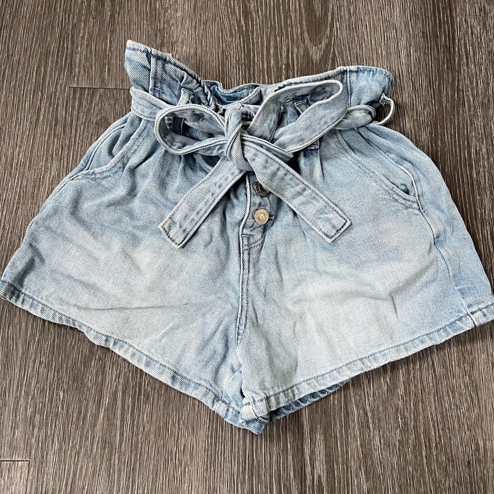 American Eagle mom shorts with tie size 2